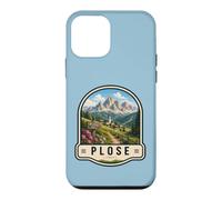 Custodia per iPhone 12 mini Plose Italia Dolomiti Vintage Mountain Travel Design