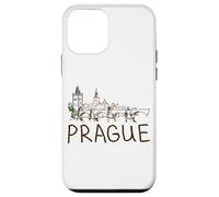Custodia per iPhone 12 mini Ponte di Praga Repubblica Ceca souvenir da viaggio storico regalo