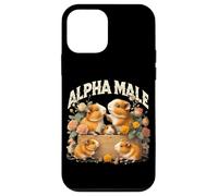 Custodia per iPhone 12 mini Porcellino d'India Alpha Funny Guinea Meme Pig Maschio Male