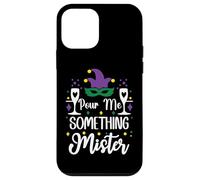 Custodia per iPhone 12 mini Pour Me Something Mister Mardi Gras Party Funny Drinking