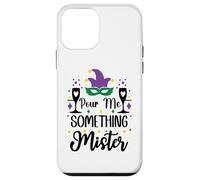 Custodia per iPhone 12 mini Pour Me Something Mister Mardi Gras Party Funny Drinking