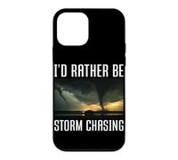 Custodia per iPhone 12 mini Preferirei essere tempesta a caccia di Tornado Chaser Meteo