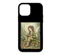 Custodia per iPhone 12 mini Prenota Fairy Elf Fantasy Reading Cottagecore Bookworm
