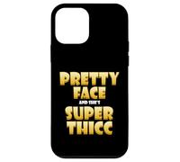 Custodia per iPhone 12 mini Pretty Face And Shes Super Thicc Funny Video THICK MEME