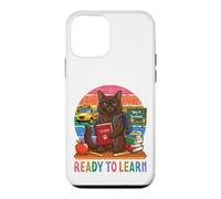 Custodia per iPhone 12 mini Pronto Per Imparare York Chocolate Cat Back To School Studente