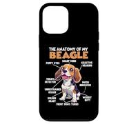 Custodia per iPhone 12 mini Proprietario del cane Beagle T Anatomia del Beagle che