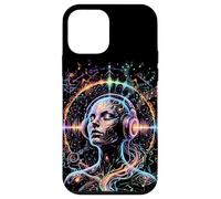 Custodia per iPhone 12 mini Psichedelico Trance Rave Arte Colorata