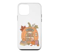 Custodia per iPhone 12 mini Pumpkin Library Book Lover Fall Reading Autumn Bookworm