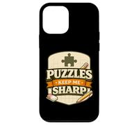 Custodia per iPhone 12 mini Puzzle Keep Me Sharp Thinking Mindset Brain Game