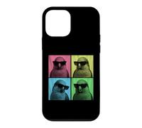 Custodia per iPhone 12 mini Quaker Parrot Pop Art Divertente Monaco Parrocchetto Amante Photo Booth