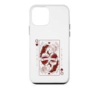 Custodia per iPhone 12 mini Queen Hearts Orgoglio Lesbico | Romance Gothic LGBTQ