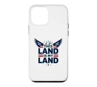 Custodia per iPhone 12 mini Questa terra è la mia terra aquila patriottica