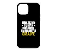 Custodia per iPhone 12 mini Questo è il mio costume umano I'm Really a Giraffe