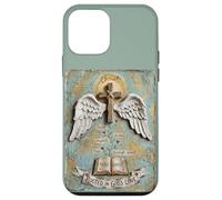 Custodia per iPhone 12 mini Radicato nell'amore di Dio Cristo Cross Wings Bibbia