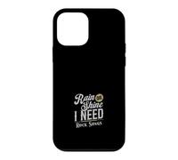 Custodia per iPhone 12 mini Rain or Shine I Need Rock Songs Music Lover
