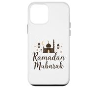 Custodia per iPhone 12 mini Ramadan Mubarak Felice Digiuno Crescent Moon Islamico Musulmano