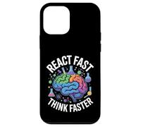 Custodia per iPhone 12 mini React Fast Think Più Veloce Science Brain Design