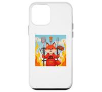 Custodia per iPhone 12 mini Red Fox Cooking Grill BBQ Funny Gift Red Fox