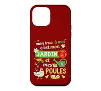Custodia per iPhone 12 mini Regalo Giardinaggio La mia cosa è il mio giardino e le mie galline