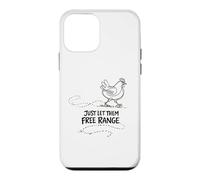 Custodia per iPhone 12 mini Regalo per amante delle galline Just Let Them Free Range
