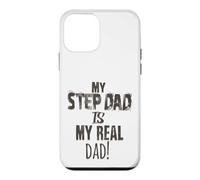 Custodia per iPhone 12 mini Regalo per la festa del papà My Step-Dad is My Real Dad