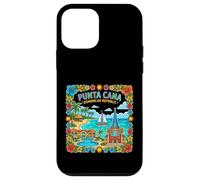 Custodia per iPhone 12 mini Regalo turistico di Punta Cana souvenir da viaggio Dominicana