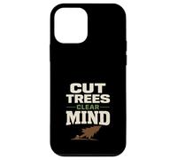 Custodia per iPhone 12 mini Registrazione Terapia Logger Terapia Umorismo Motosega Life Forest