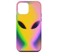 Custodia per iPhone 12 mini Retro Alien Aura Psychedelic Rainbow Aesthetic Cryptozoology
