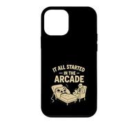 Custodia per iPhone 12 mini Retrò Arcade Gamer Umorismo Nostalgico Videogioco Terapia Scherzo