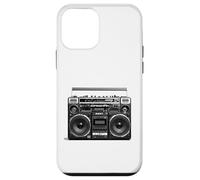 Custodia per iPhone 12 mini Retro Boom Box anni '80 '90, Ghetto Blaster Cassette Tape Player