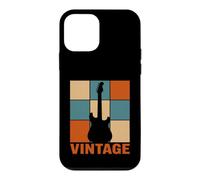 Custodia per iPhone 12 mini Retro Guitarist Sunset Vintage Electric Guitar