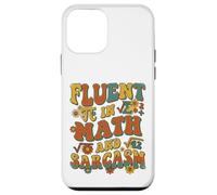 Custodia per iPhone 12 mini Retro Ondulato Fluente In Matematica E Sarcasmo Groovy Flower Teacher