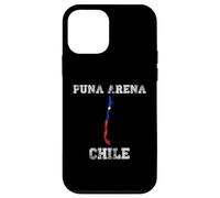 Custodia per iPhone 12 mini Retro Punta Arena Cile Distressed Chile Bandiera