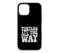 Custodia per iPhone 12 mini Retro Sea Turtle Turtles All The Way Oceans Lover