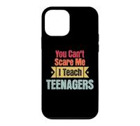 Custodia per iPhone 12 mini Retro You Can't Scare Me I Teach Adolescenti Divertente Insegnamento
