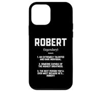 Custodia per iPhone 12 mini Robert Definition Funny Talented Great Bob Cosplay Roberts