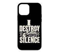 Custodia per iPhone 12 mini Rock Guitar Musicista Distruggi Silenzio