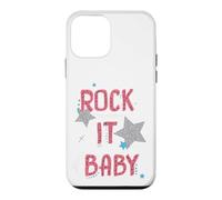 Custodia per iPhone 12 mini Rock it Baby Doodle Rock Star Music Rock & Roll Donna Ragazz