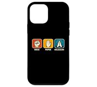 Custodia per iPhone 12 mini Rock Paper Alleluia Cristiana Fede Credente Gesù