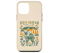 Custodia per iPhone 12 mini Rocky Mountains Park Rustic Folk Art Donne Uomini Bambini