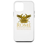 Custodia per iPhone 12 mini Roma mi rende felice - SPQR Legionary Eagle - Storia Romana