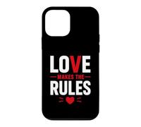 Custodia per iPhone 12 mini Romantic Couple Quote Valentine's Day Love Makes The Rules