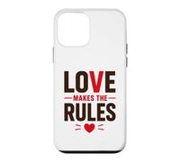 Custodia per iPhone 12 mini Romantic Couple Quote Valentine's Day Love Makes The Rules
