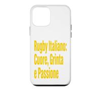 Custodia per iPhone 12 mini Rugby Italia Cuore Grinta Passione Sportiva