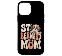 Custodia per iPhone 12 mini San Bernardo Mamma Carino Retro Cane Mamma