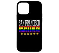Custodia per iPhone 12 mini San Francisco Pride Gay Lesbiche Queer LGBT Bandiera Arcobaleno