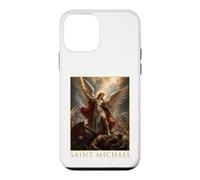 Custodia per iPhone 12 mini San Michele Arcangelo Spada E Scudo Icona Arte Fede