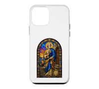 Custodia per iPhone 12 mini San Pietro Chiavi Gallo Cattedrale gotica Mosaico Art Icona
