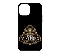 Custodia per iPhone 12 mini San Pio X Papa Cattolico Santa Messa Latina Tradizionale