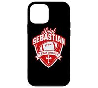 Custodia per iPhone 12 mini San Sebastiano Patrono dei giocatori di calcio Atleta sportivo